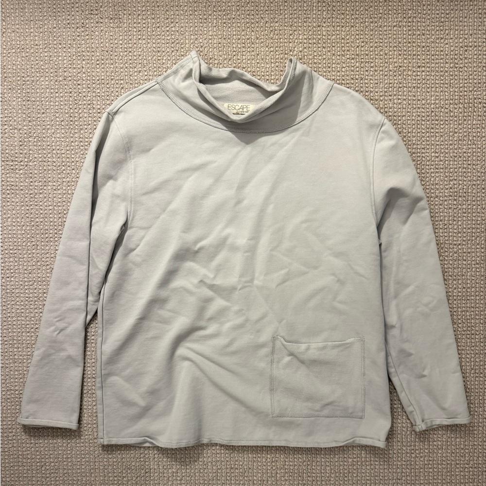 Escape Women's Gray Cowl Neck Sweater